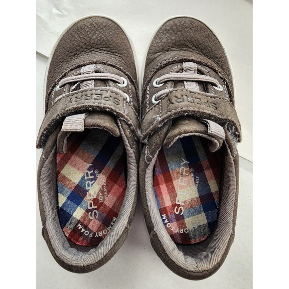 Sperry Other - Sperry Shoes Sz 7.5 Toddler Boys' Brown Slip-On Boat Shoes
